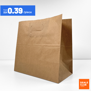 Die Cut Kraft Paper Bag with Handle