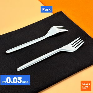 High Quality White Disposable Plastic Fork