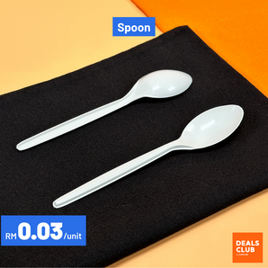 High Quality White Disposable Plastic Spoon