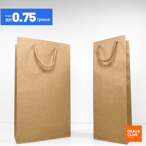 High Quality Brown Kraft Wine Bag