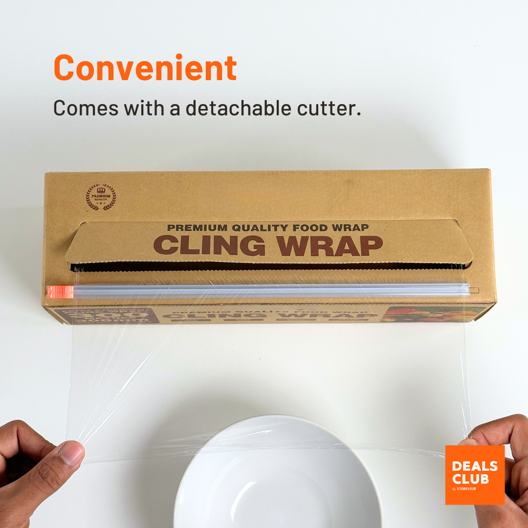Deals Club Cling Wrap with Cutter