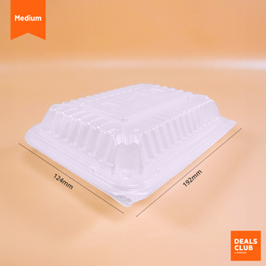 Medium clamshell takeaway box