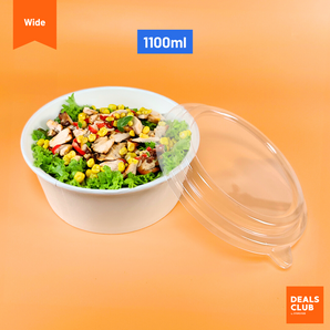 Disposable Paper Bowl Wide 1100ml