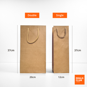 Kraft wine bag supplier
