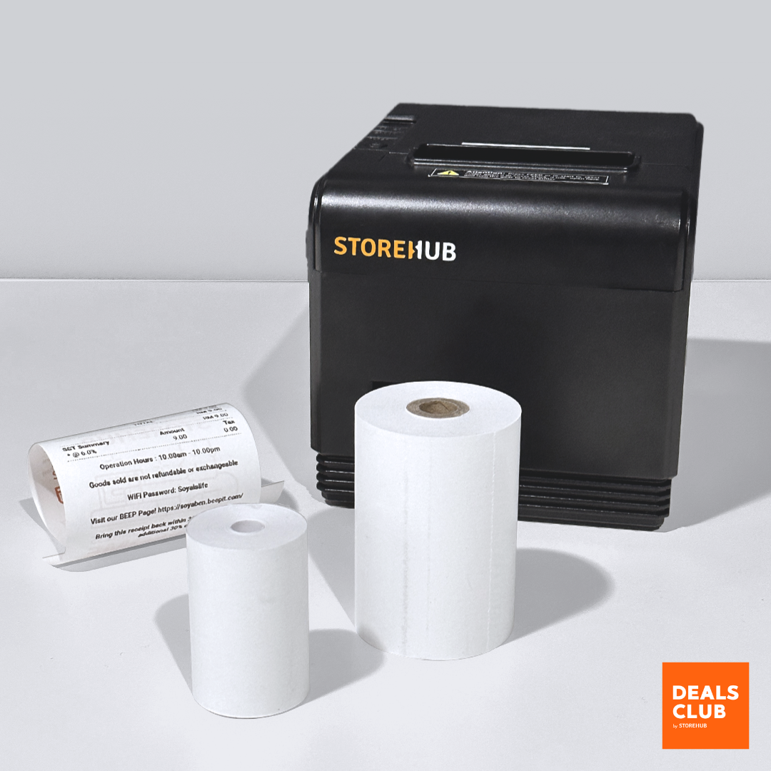 80mm x 60mm thermal paper roll for POS printer Malaysia