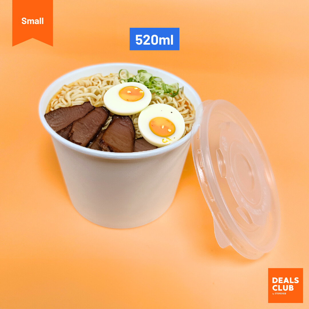 Disposable Paper Bowl Small 520ml