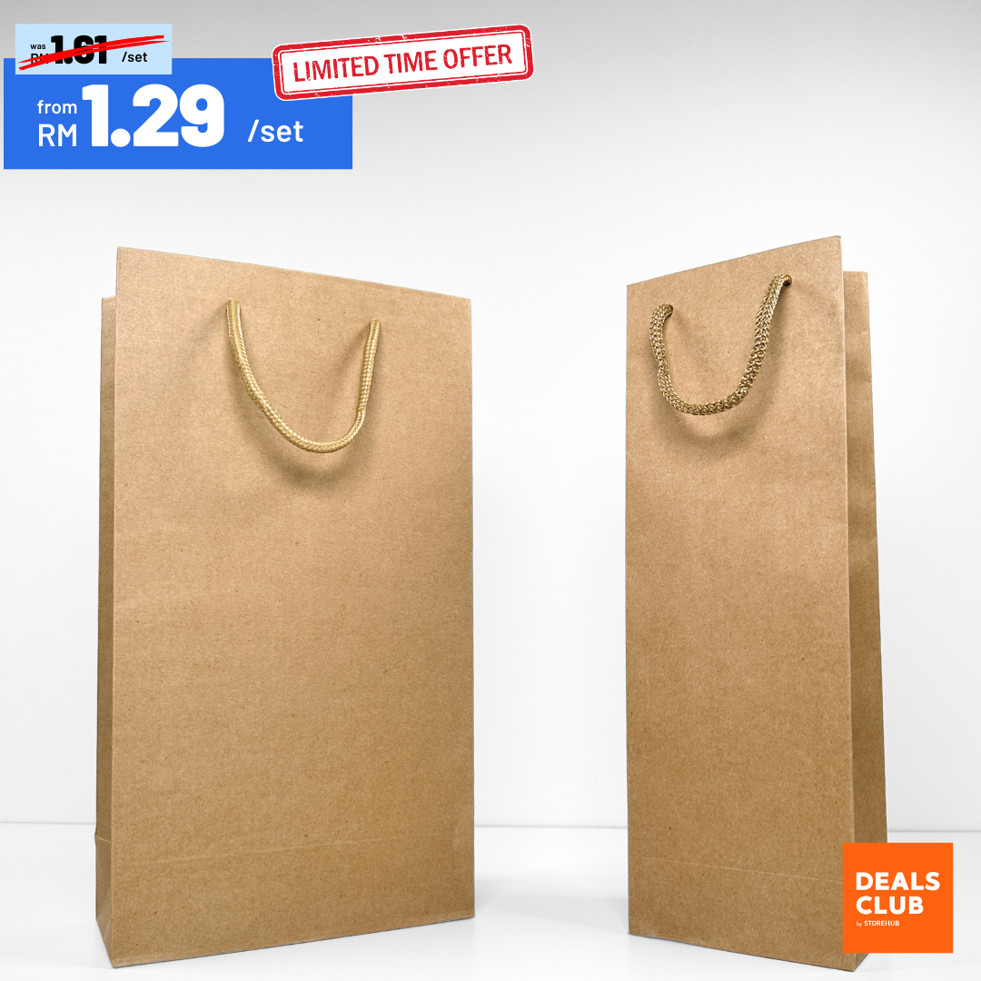 Kraft wine bag